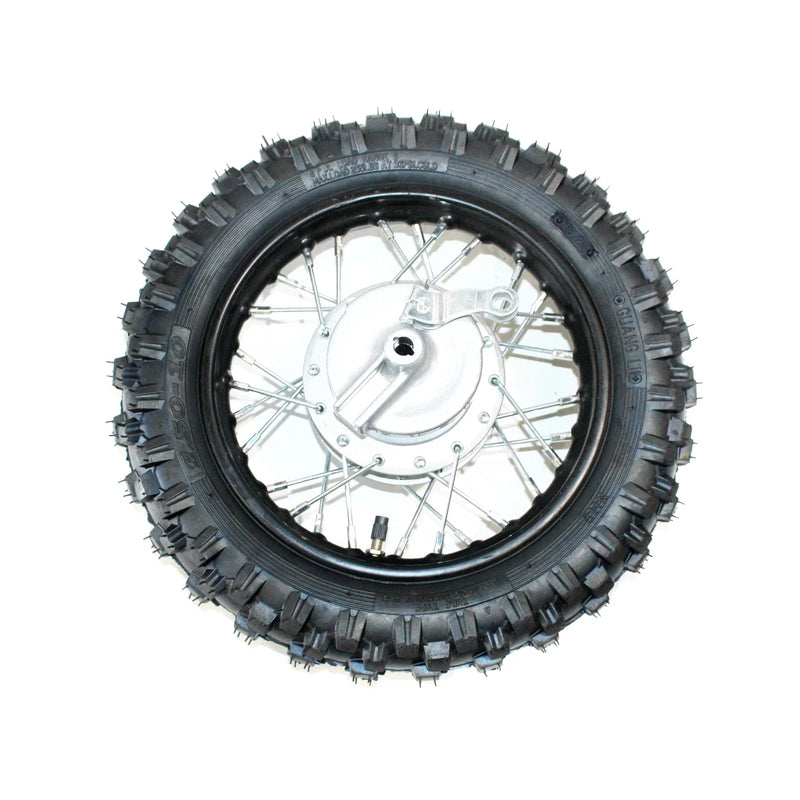 PIT PRO Dirt Bike 10" Inch Rear Drum Brake Wheel Rim Tire