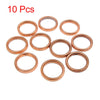 Honda GY6-125 ATV 10pcs Metal Motorcycle Exhaust Pipe Muffler Gaskets