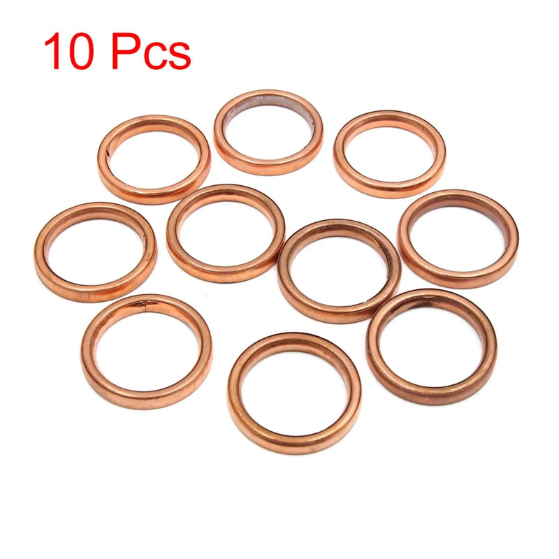 Honda GY6-125 ATV 10pcs Metal Motorcycle Exhaust Pipe Muffler Gaskets