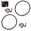 Honda Z50R Front Number Plate Mount Clips (1979-1987)