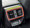 Honda Civic Carbon Fiber Rear Outlet Air Vent Frame Cover Trim (2022-2023)