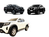 Nissan Navara Front Gloss Black Fender Flares (2021-2022)