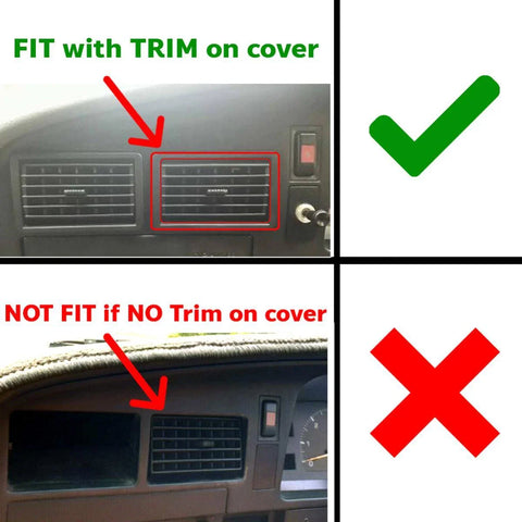 Middle Grille Air Condition Vent Fits Toyota Hilux LN85 LN90 Truck 1989-1997 New