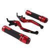 Honda CBR125R CBR250R Red Extendable Brake Clutch Levers (2004-2016)