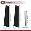 Lexus ES 6 Pcs Black Door Pillar Window Trim (2019-2022)
