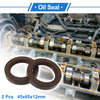 Make Model Oil Seal Rotary Shaft Seal 45x65x12mm Brown 2 x FKM Rubber