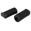 JH 70 Pair Black Motorcycle Foot Pegs Foot Pedal Cover Footrest Pad
