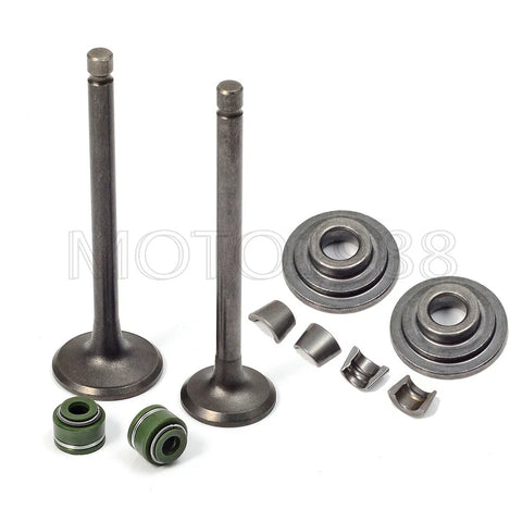 Honda XR75 / 80 / 100 / 80R Intake Exhaust Valves with Seals Spring (1975–1999)