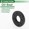 Make Model Oil Seal / 15x35x5mm / NBR Black