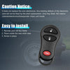 Dodge 3-Button Key Fob Remote Case Shell (2001 - 2005)