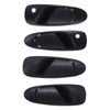 Honda Civic 4 x Front & Rear LH + RH Door Handle Outer Black (1991–1995)