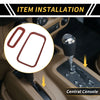 Jeep Wrangler JK Center Console Gear Shift Ring Panel Cover Trim (2007-2018)