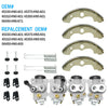 Honda Foreman 400 Front Brake Wheel Cylinders & Shoes Pin (1999–2003)
