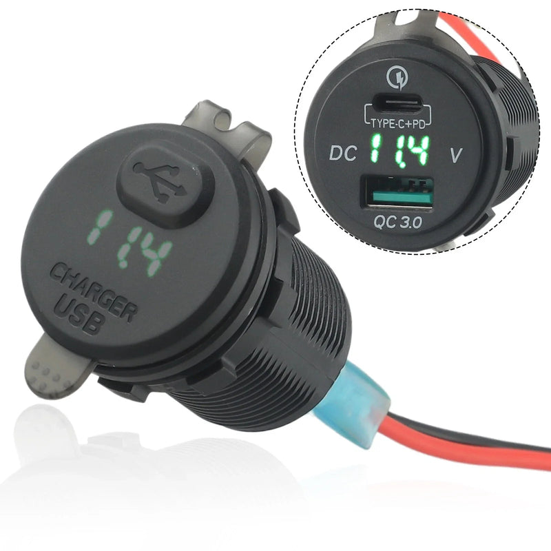 Versys X300 Ninja 400 Fast Charging USB Charger