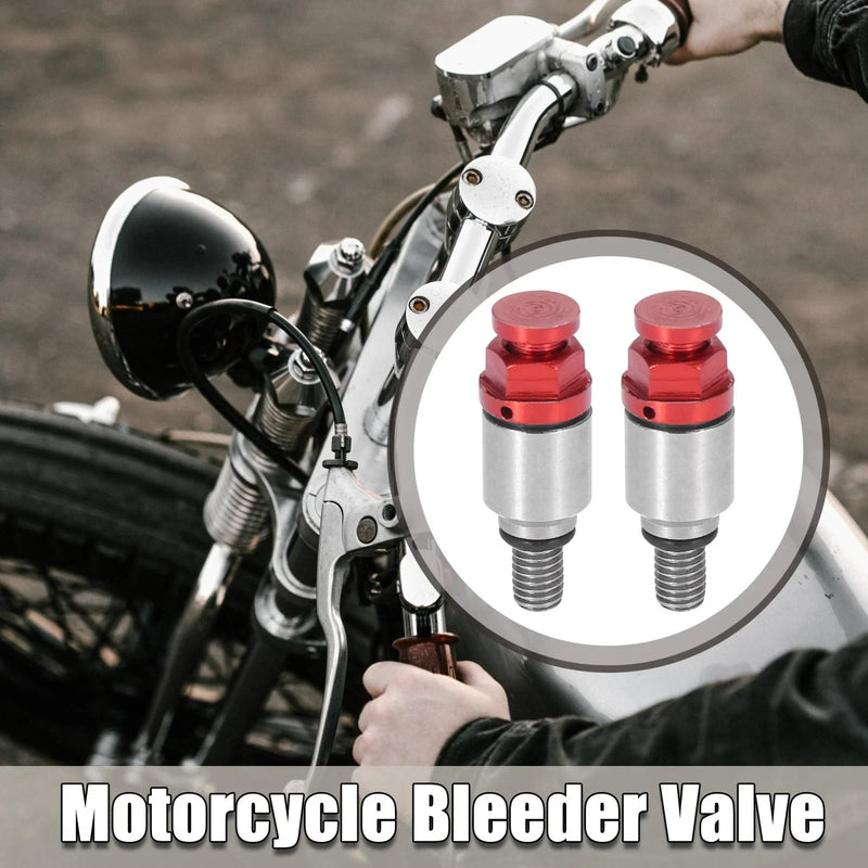 Honda Yamaha 2 x M5x0.8 Motorcycle Fork Air Bleeder Valve