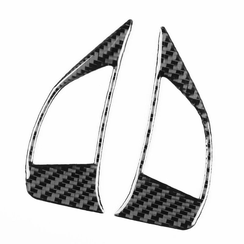 Fiat 500 3 x Car Steering Wheel Button Frame Cover Trim (2012-2015)