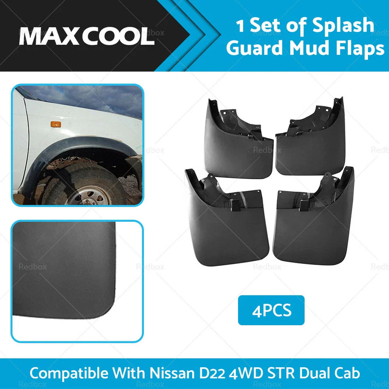 Nissan Navara D22 STR 4WD D / Cab Splash Guards (2004 - Present)