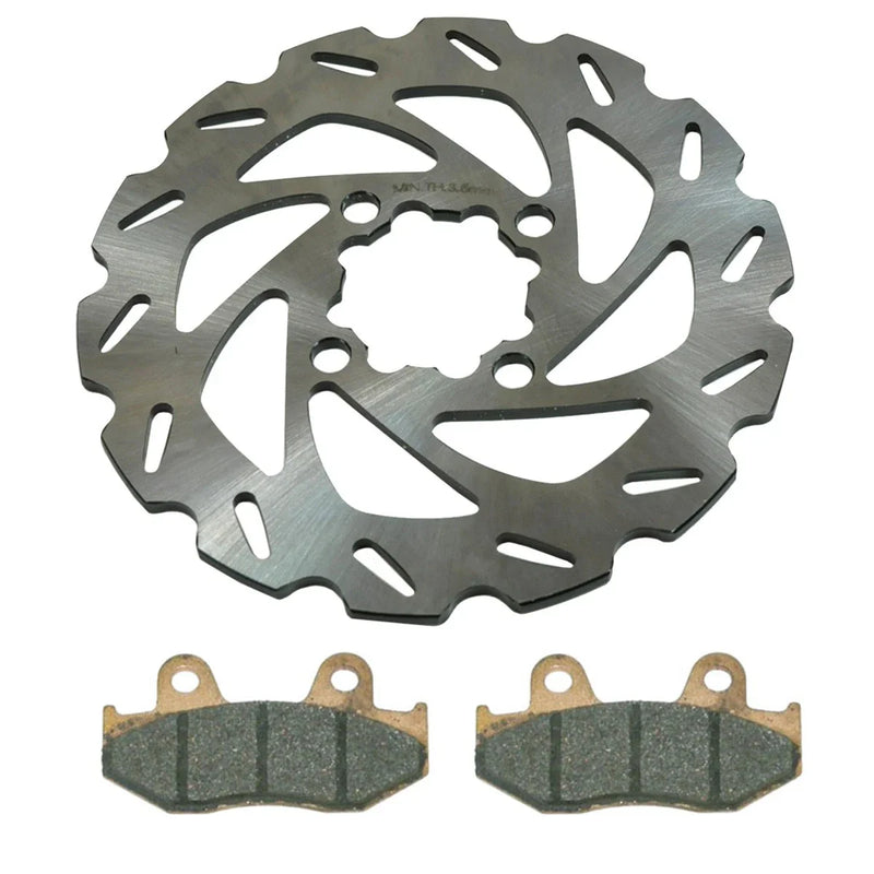 Yamaha YFZ450, YFZ450R & YFZ450X Rear Wave Disc Brake Rotor & Pads (2006–2025)