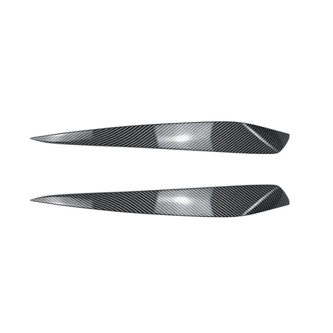 Volkswagen UP 2 x Carbon Look Headlight Eyelid Trims (2011-2015)