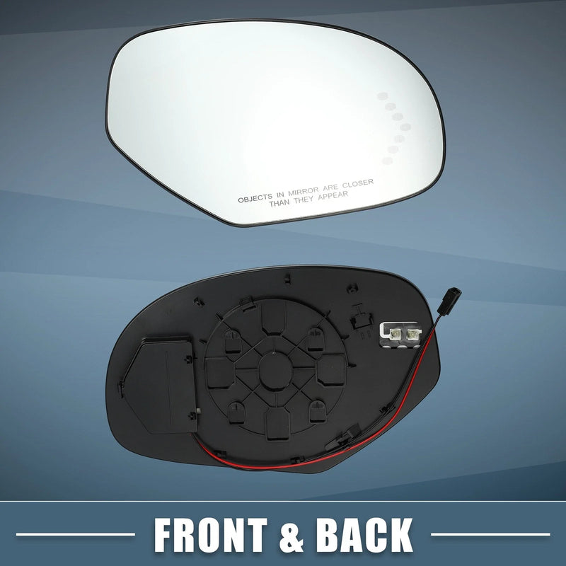 Chevy Silverado Avalanche Passenger Right Side Heated Mirror Glass