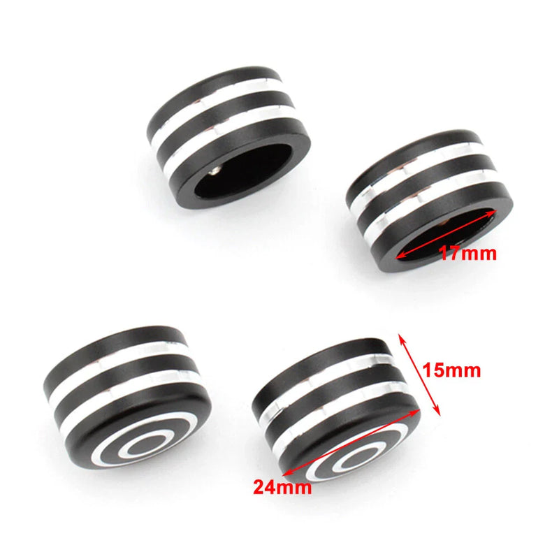 Triumph T120 Thruxton Scrambler 4 x Billet Head Bolt Cover Caps (2016-2023)