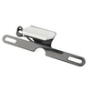 Motorcycle Silver LED Brake Tail Light License Plate Mount Holder