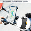 Motorcycle Handlebar Silicone Phone Mount Holder 4.7-6.8in