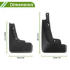 Jeep Grand Commander Mud Flaps Splash Guards Set (2018-2022)