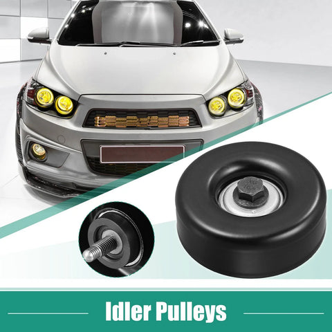 Chevrolet with Bolt, Dust Shield, Spacer Idler Pulley
