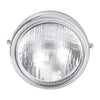 EN125 7" Dia Black Plastic Shell Headlight