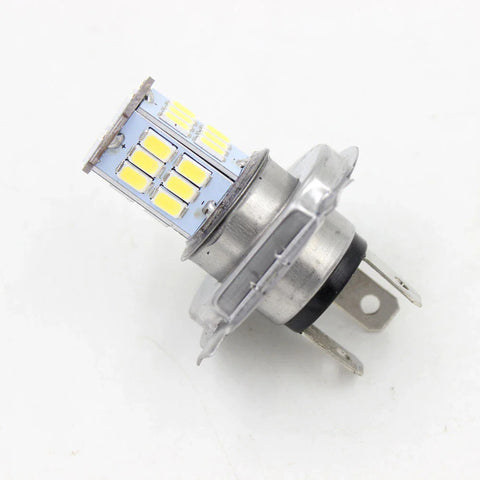 DC 6V H4 LED Motorcycle Headlight Bulb 6W 800LM 6500K White High/Low Beam