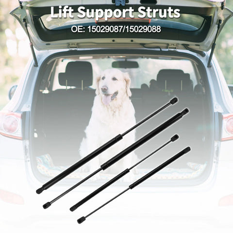 Chevrolet Suburban 1500 Rear Window Glass & Rear Hatch Lift Supports Struts