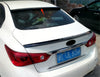 Infiniti Q50 V37 ABS Black F Style Rear Roof Spoiler Wing (2014-2024)