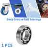 Deep Groove Ball Bearings 12x28x7mm 1 Pcs Silver Tone
