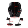 Universal Motorcycle - Gray Windshield Deflector (No Year Specified)