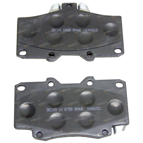 Toyota Hilux / 4x4 Front Disc Brake Pad Set (1988–2005)