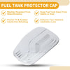 Ford Ranger 2023-2025 Gas Tank Flap Chrome Silver Tone Fuel Tank Door Cap