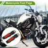 Motorcycle FootPegs 5" Rear Foot Pegs Red 1 pair