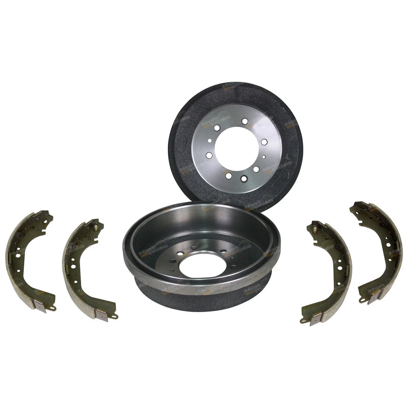 Landcruiser HZJ70RV HZJ73RV HZJ75 2 x Rear Brake Drums + Shoes (1990–1999)