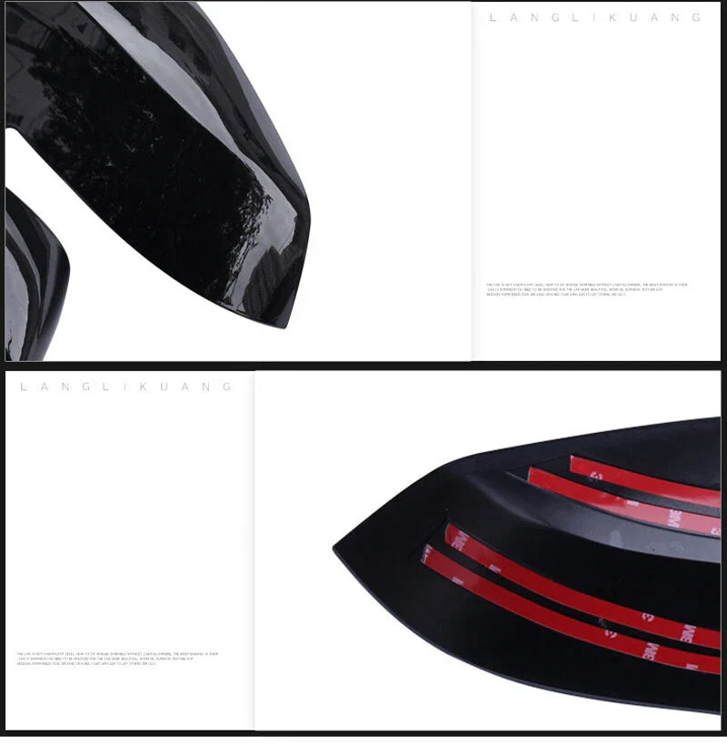 BMW 3 Series F30 F32 F35 2013-2018 Black Add-on Side Mirror Cover Caps