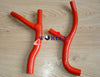 Suzuki DRZ400E 2000-2002 Silicone Radiator Hose ( RED)