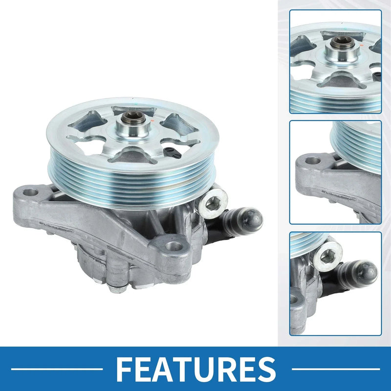 Honda Accord (2008-2012) 2.4L Power Steering Pump w/ Pulley