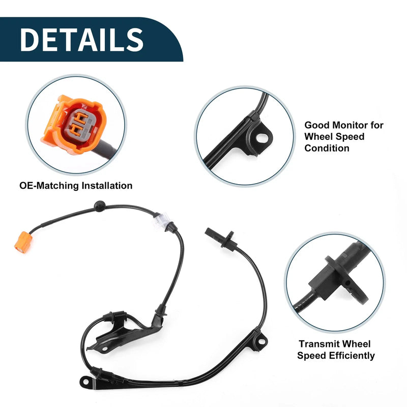 Acura TL Front Right Wheel Speed Sensor ABS