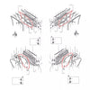 Mitsubishi Lancer Mirage 1995-2003 Door Weatherstrip Set