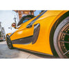 Porsche Boxster Cayman 981 2013-2016 Real Carbon Fiber Side Skirt Extension