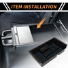 Chevy Silverado 1500 GMC Black Blue Full Center Console Organizer Tray