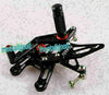 Kawasaki Ninja ZX10R 2011-2015 Black Rearset Kit