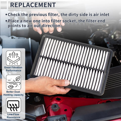 Chevrolet Malibu Engine Air Filter 2.0L (2013 - 2015)