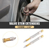 Car Motorcycle 2 x 100mm Tire Valve Stem Inflator Extender Hose