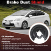 Toyota Prius 2 x Rear Left Right Brake Dust Shield (2011–2015)